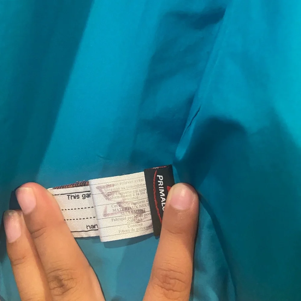 Patagonia Teal Quilted Jacket with Chest Logo